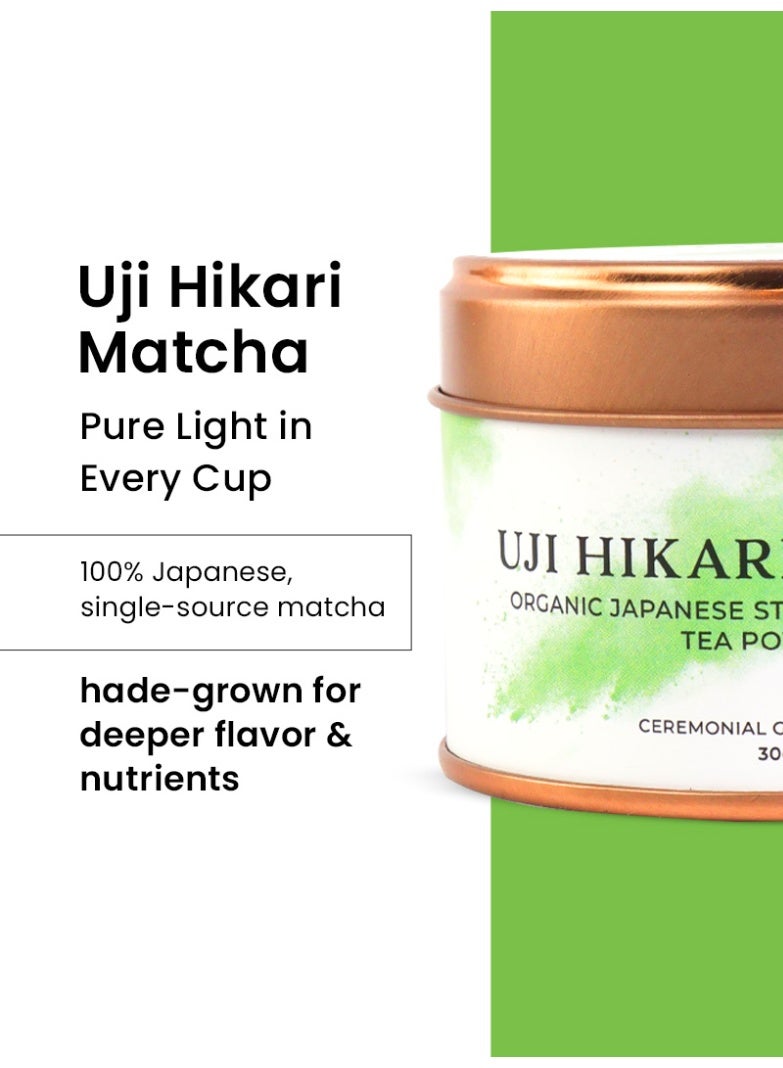 Tealand Single Organic Matcha Green Tea Powder 100% Authentic Japanese Origin Superior Uji Hikari Superfood 30g - Image 2